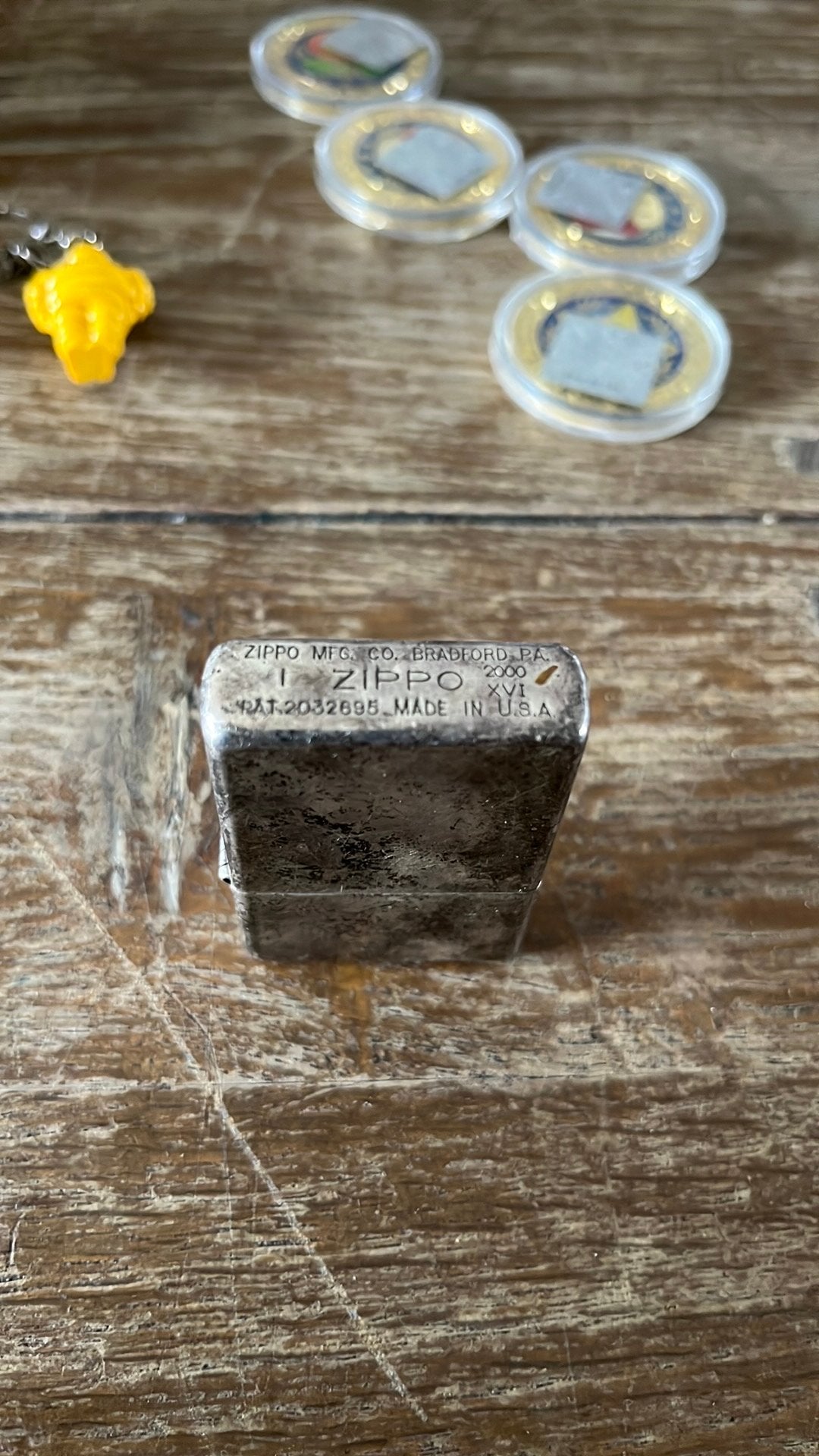 Originele Zippo aansteker met Marlboro reclame gebruikt, Ophalen of Verzenden, Gebruikt, Aansteker