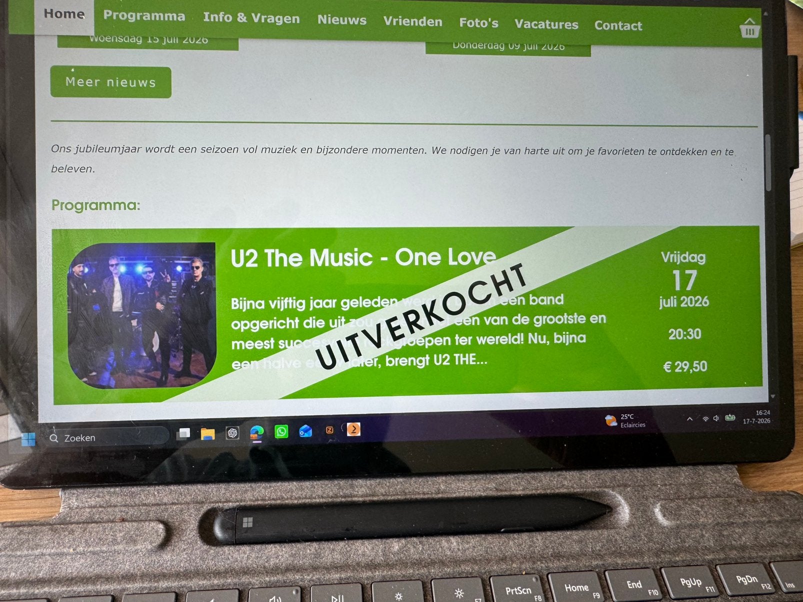 U2 tribute, Tickets en Kaartjes, Twee personen