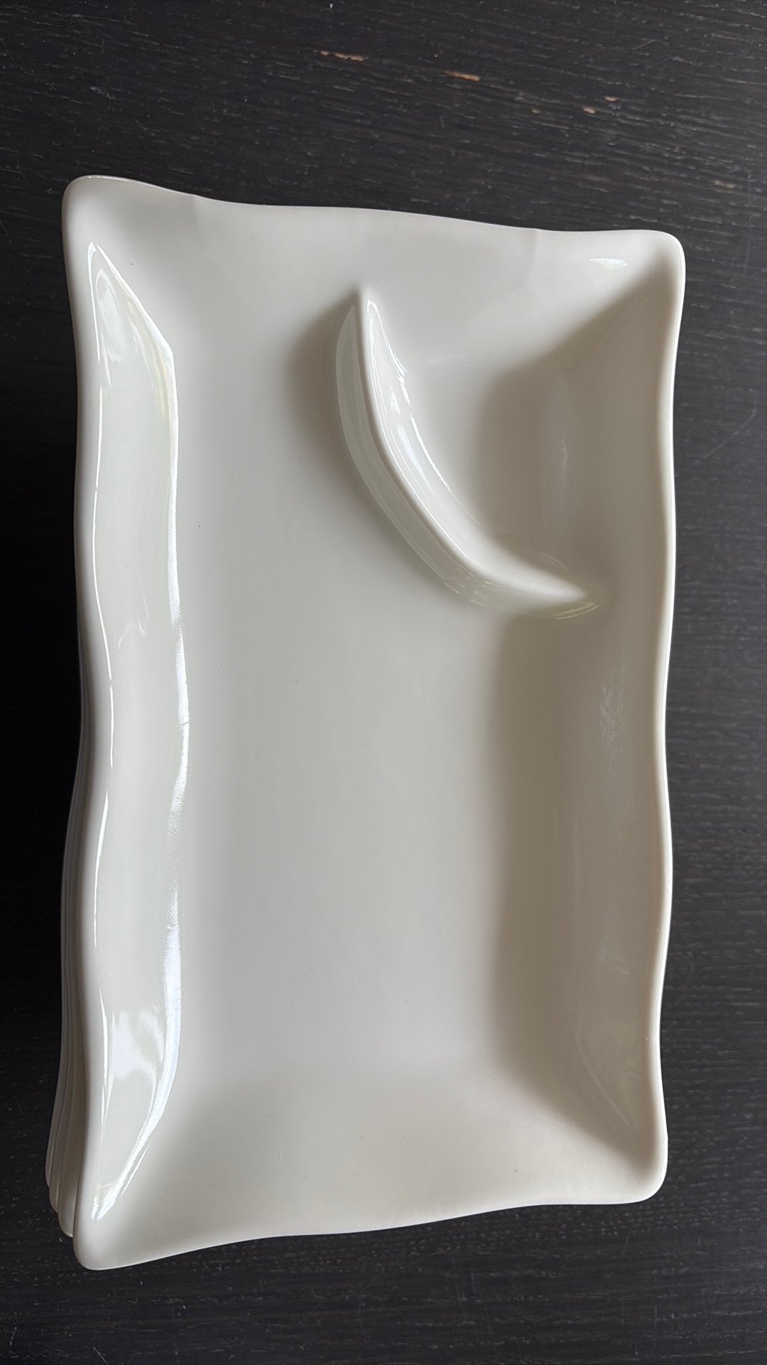 6 x borden /  serveerbord  25 cm x 15 cm, Huis en Inrichting, Keuken | Servies, Ophalen of Verzenden, Zo goed als nieuw, Overige stijlen
