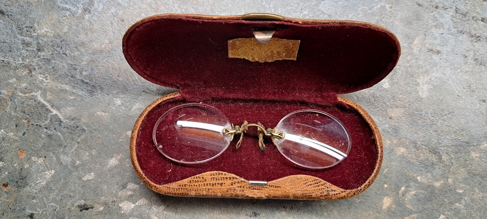 Knijpbril vintage, Antiek en Kunst, Ophalen of Verzenden
