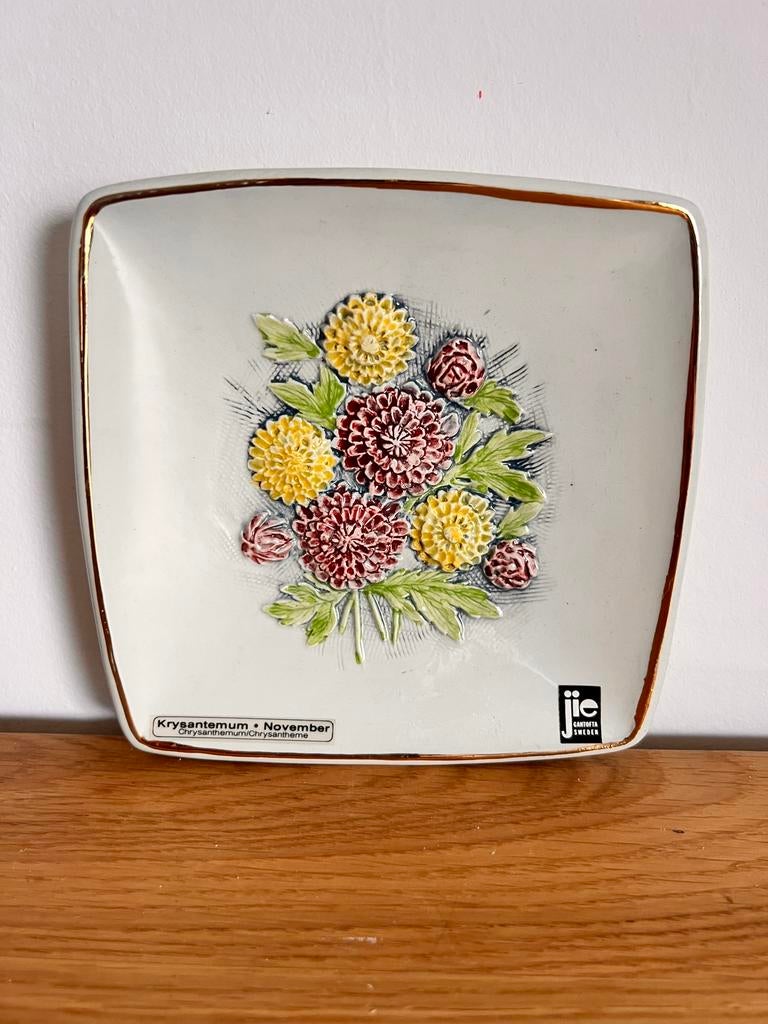 Wandtegel nr 733-11 Jie Gantofta, Antiek en Kunst, Antiek | Wandborden en Tegels, Ophalen of Verzenden