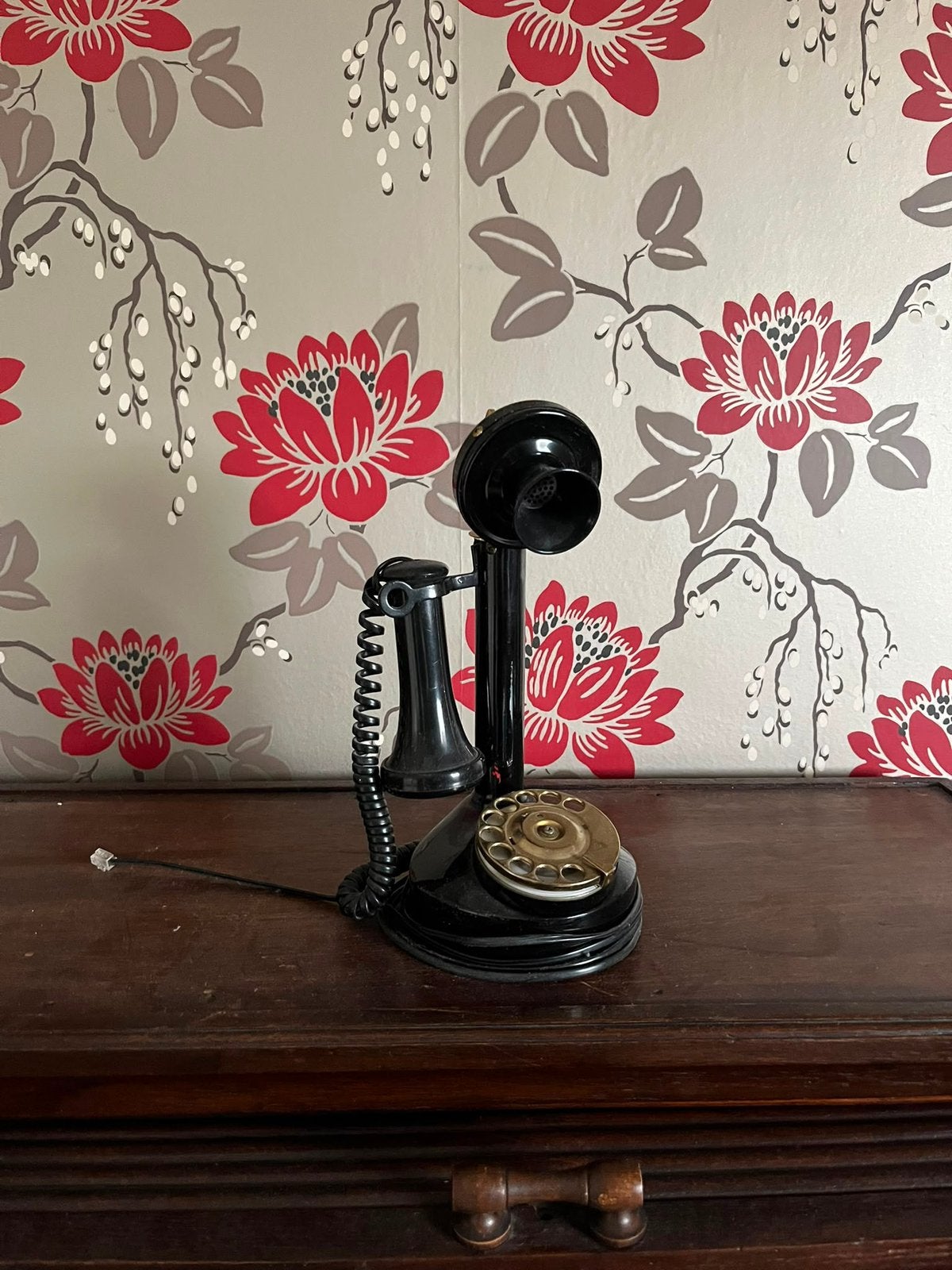 Antieke telefoon, Telecommunicatie, Vaste telefoons | Niet Draadloos, Ophalen, Gebruikt, Met draaischijf