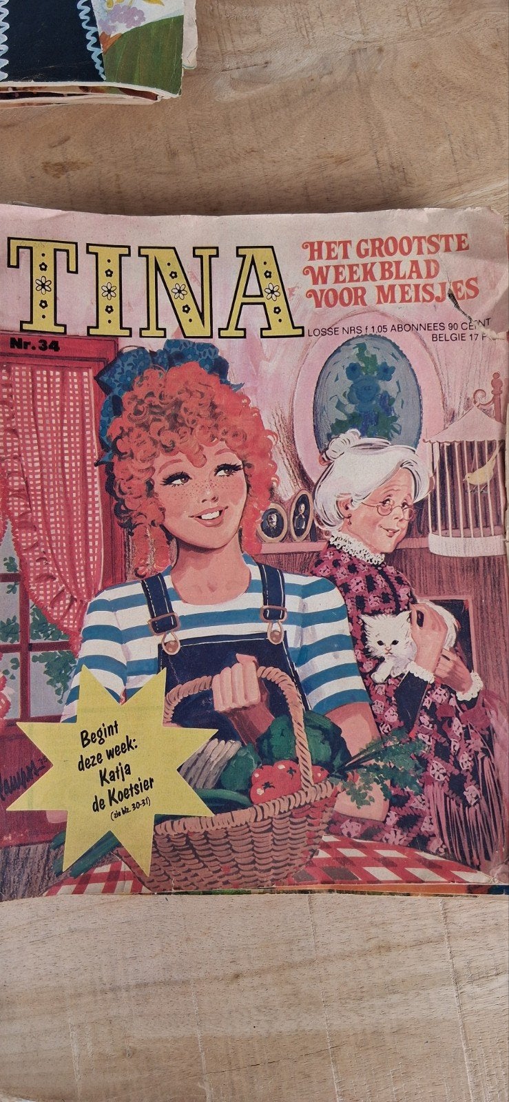 Oude Tina's uit 1975, Ophalen of Verzenden, 1960 tot 1980, Tijdschrift