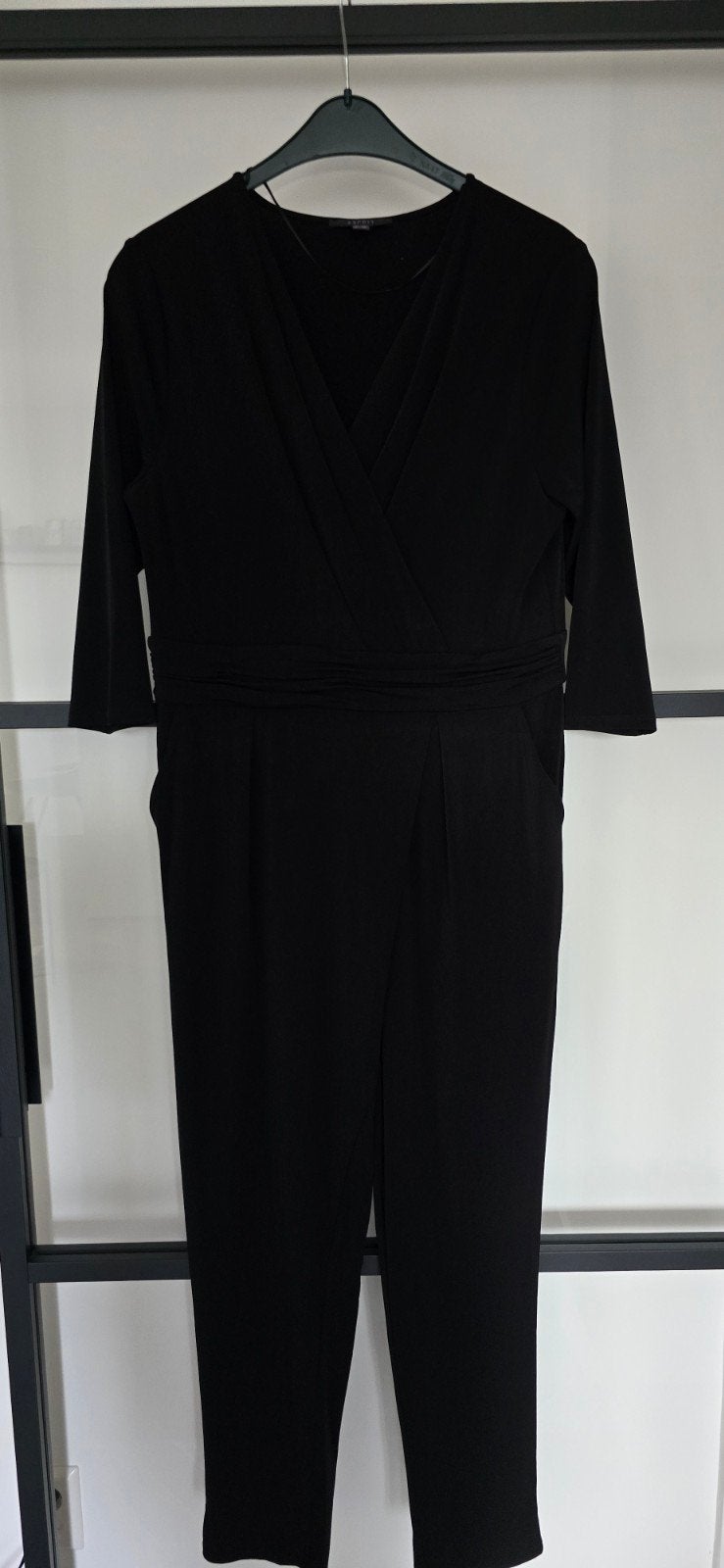 Zwarte jumpsuit maat XXL, Kleding | Dames, Ophalen of Verzenden, Zo goed als nieuw, Maat 46/48 (XL) of groter, Zwart