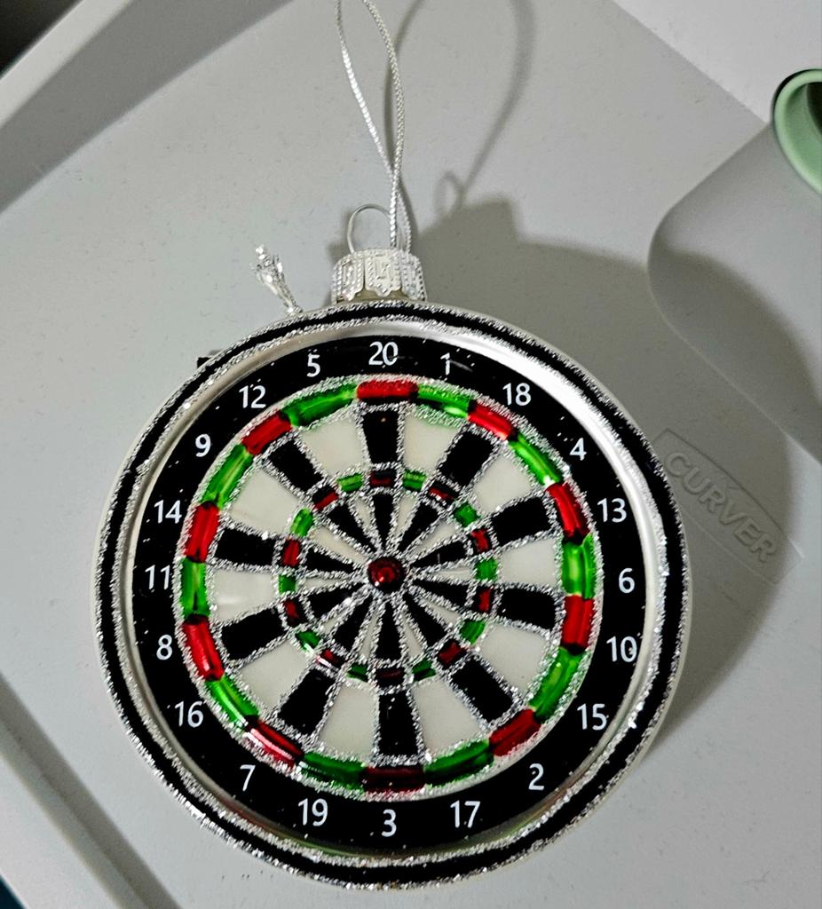 Dartbord kerstbal, Ophalen of Verzenden, Dartbord