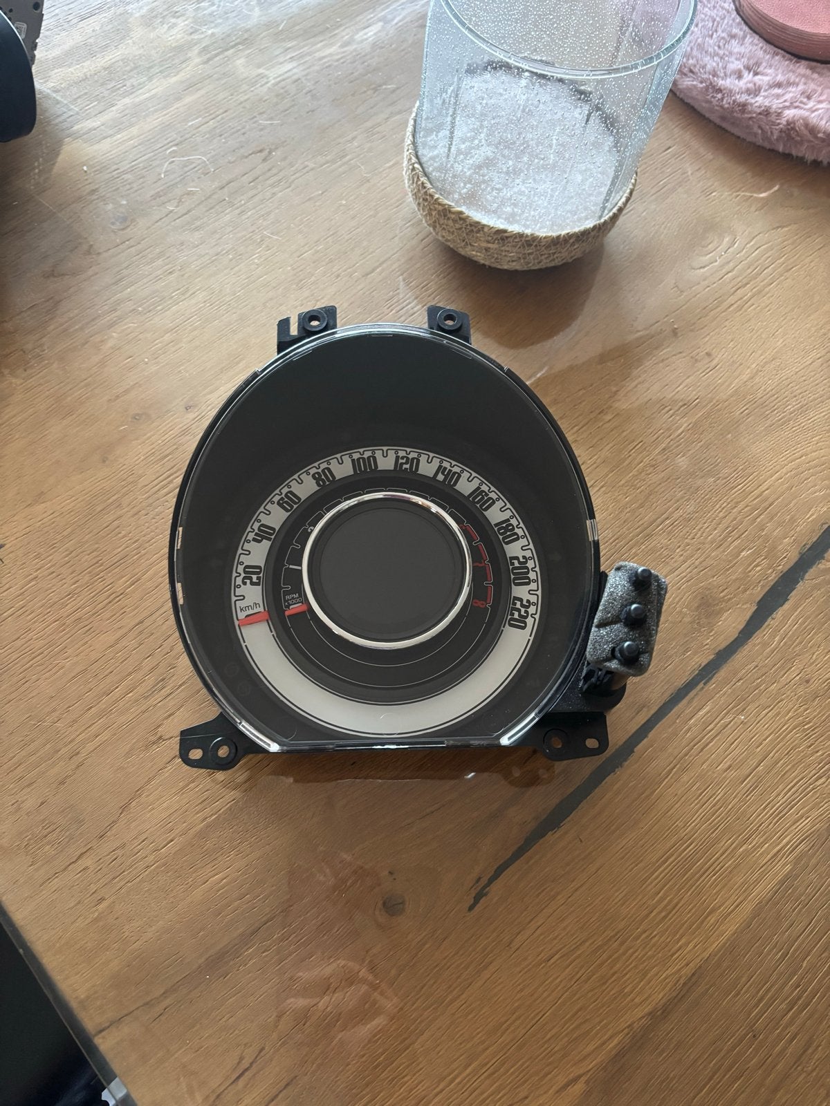 Fiat 500 klok, Ophalen of Verzenden, Gebruikt, Fiat