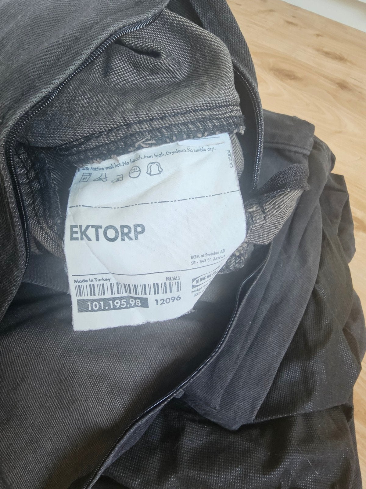 IKEA Ektorp Fauteuil hoes atraciet, Huis en Inrichting, Banken | Bankstellen, Ophalen, Gebruikt, Eenpersoons, Stof