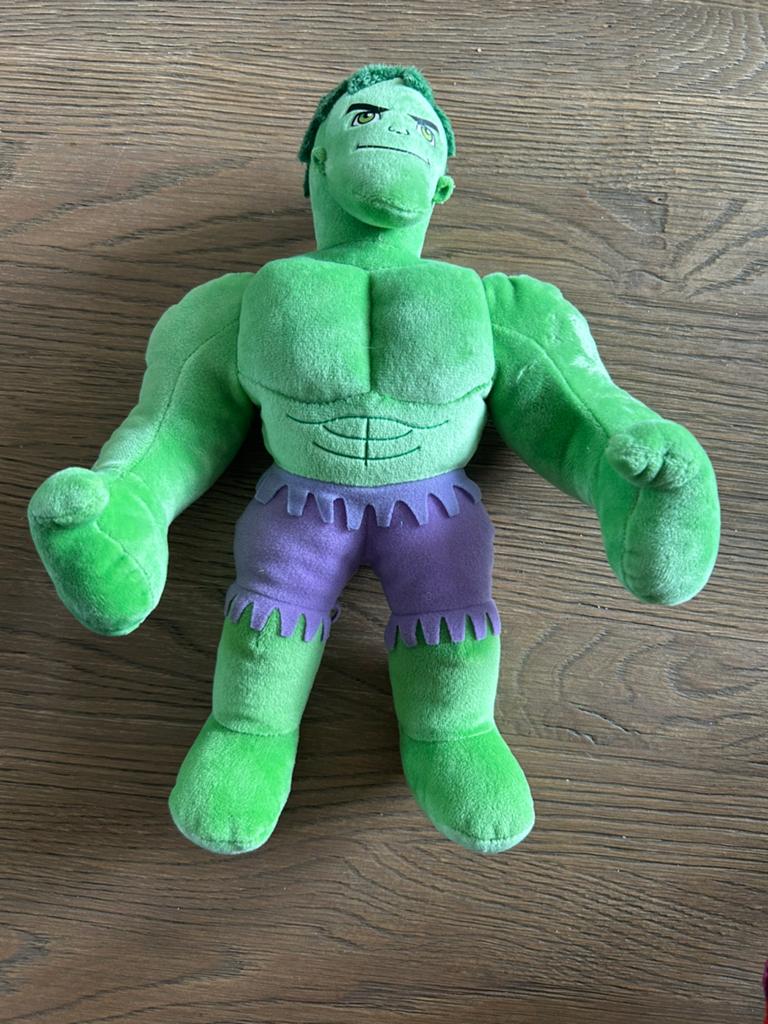 Marvel knuffel hulk, Ophalen of Verzenden, Zo goed als nieuw