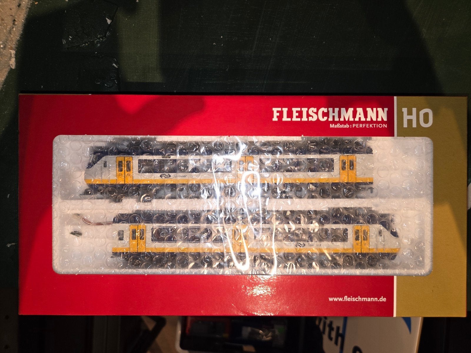 Fleischmann 481107 Sprinter SGMm in vlaflip keurstelling, Hobby en Vrije tijd, Modeltreinen | H0, Treinset, Gelijkstroom, Fleischmann