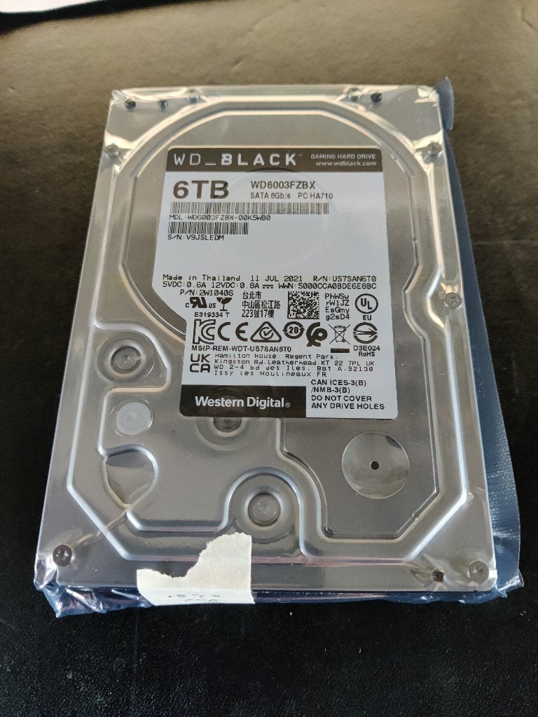 Western Digital Black 6TB SATA WD6003FZBX [HDD-1570] 5-8, Computers en Software, Harde schijven, Intern, 6tb, Refurbished, Desktop