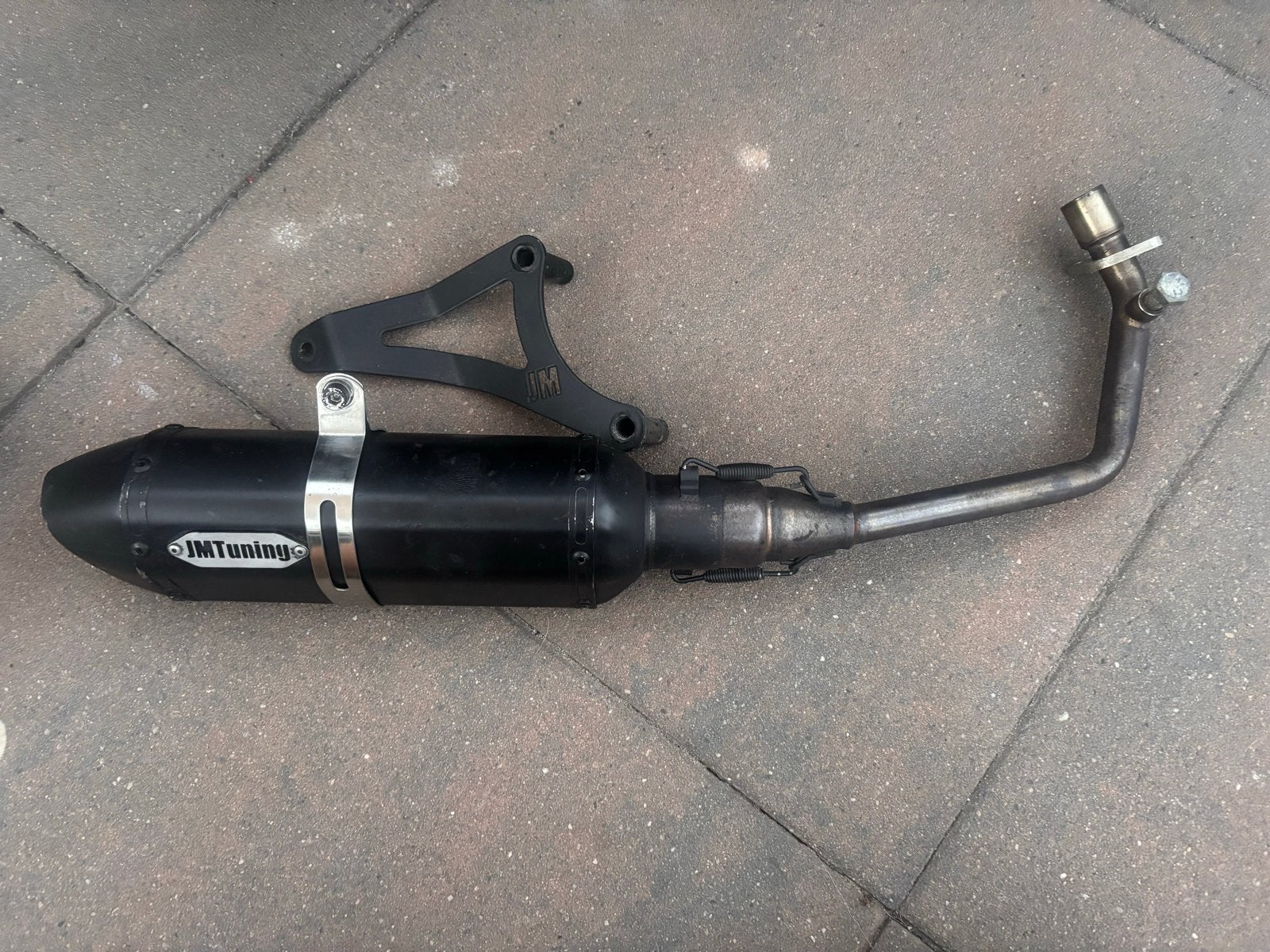 JM Tuning uitlaat voor Piaggio zip en vespa, Ophalen, Gebruikt