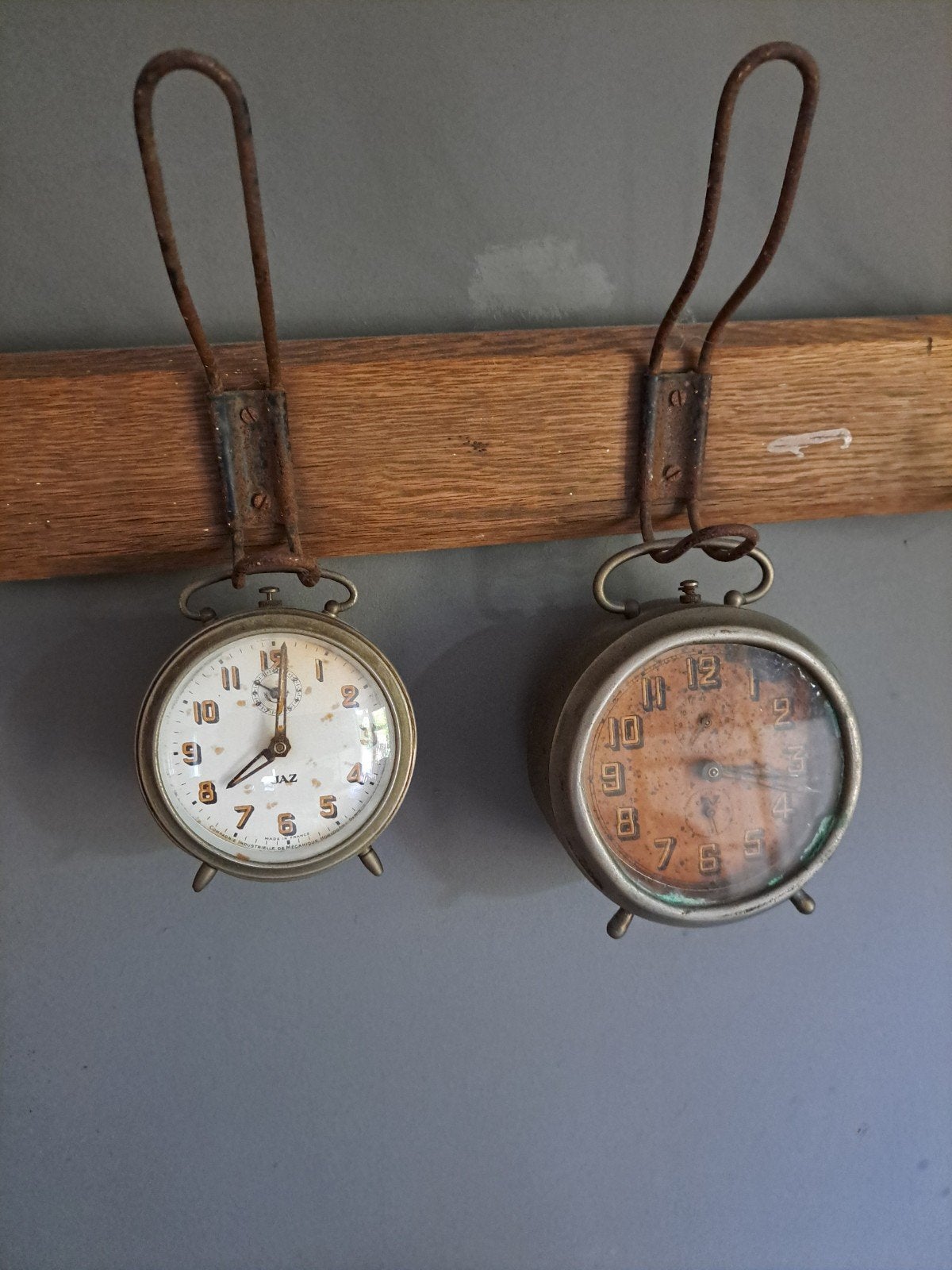oude vintage wekker brocant,landelijk, Ophalen of Verzenden, X, X, X