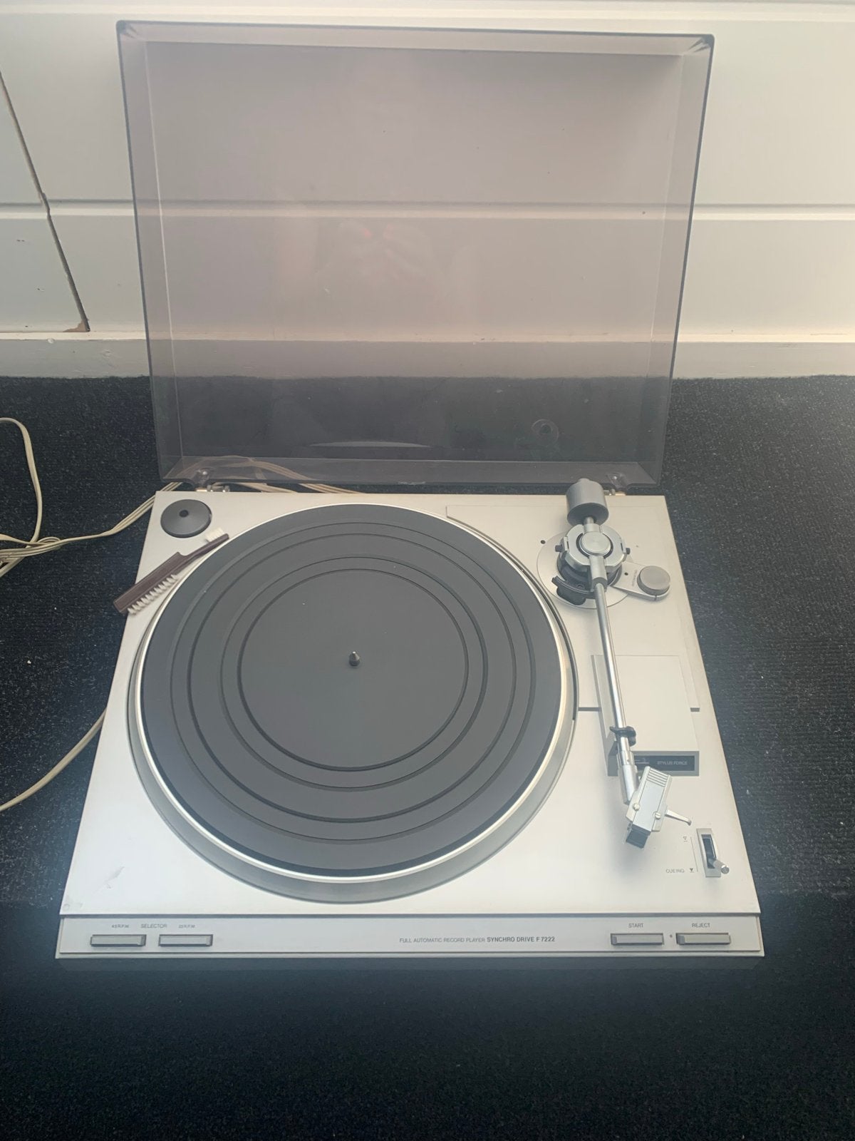 Philips Synchro Drive F 7222 Volautomatische Platenspeler, Ophalen, Philips, Gebruikt, Automatisch