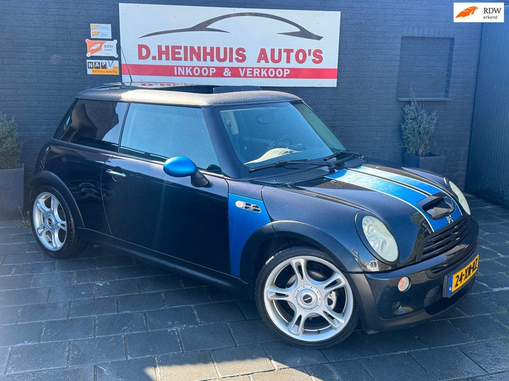 Mini Mini 1.6 Cooper S Chili 170PK PANODAK, Auto's, Mini, Gebruikt, Zwart, 4 cilinders, 4 stoelen
