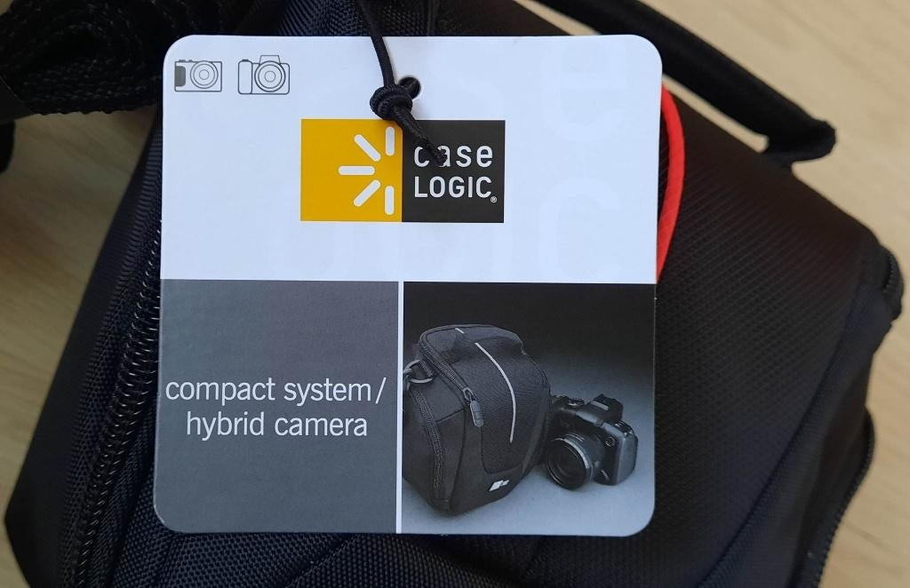 CAMERA TAS CASE LOGIC DCB-304K LUXE ZOOM NIEUW ZWART, Ophalen of Verzenden, Nieuw, Schoudertas, Overige merken