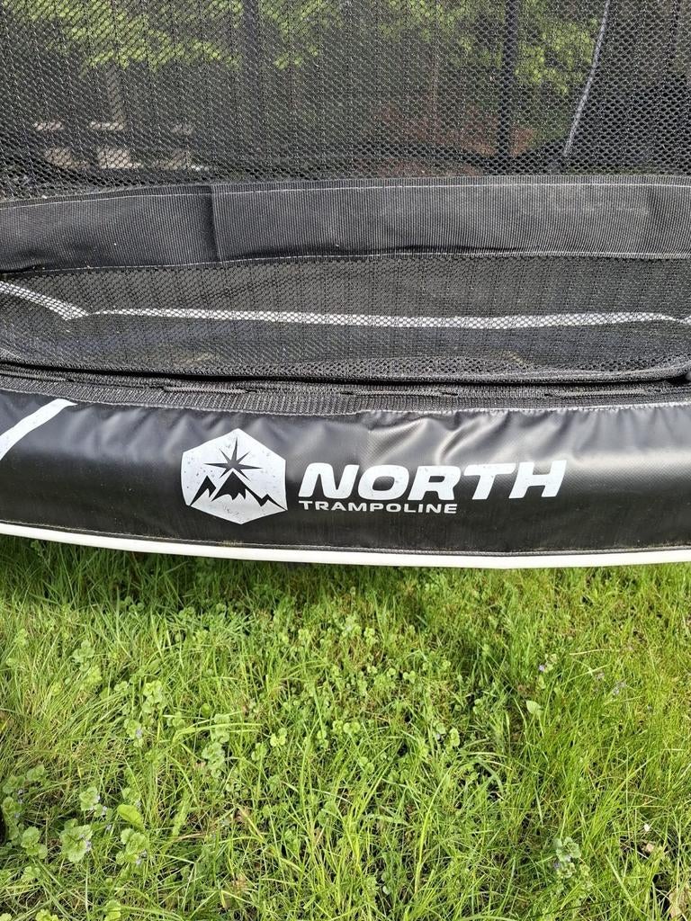 North Trampoline met veiligheidsnet en ladder, Kinderen en Baby's, Speelgoed | Buiten | Trampolines, Ophalen, Gebruikt