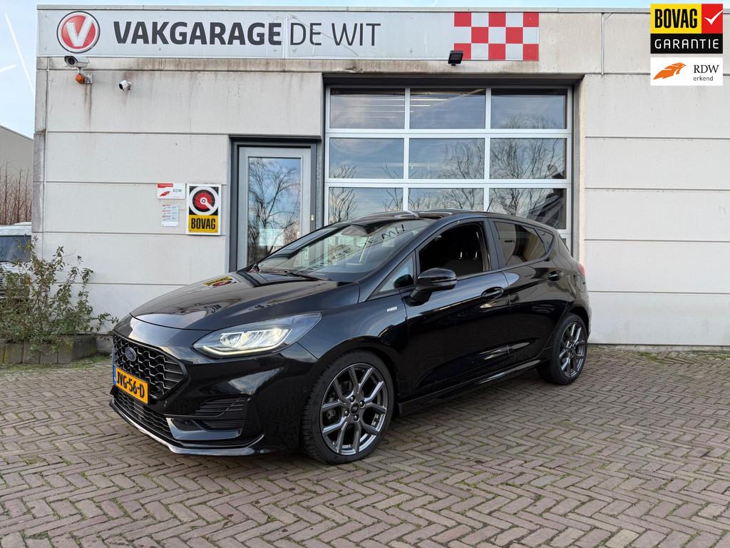 Ford FIESTA 1.0 EcoBoost Hybrid ST-Line X | Virtual cockpit, Zwart, Bedrijf, 19 km/l, Hybride Elektrisch/Benzine