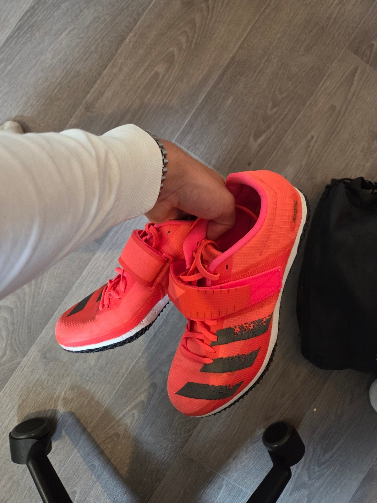 Adidas Adizero Spikes HJ - Oranje - Maat 43 1/3, Adidas, Ophalen of Verzenden, Zo goed als nieuw, Overige sporten
