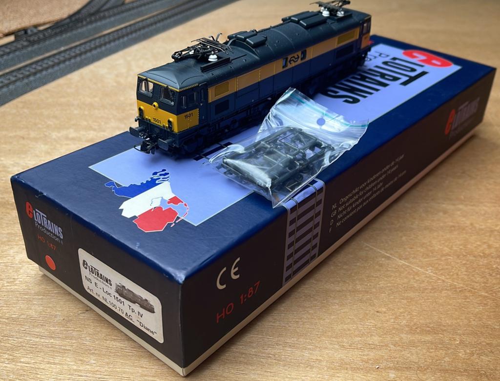 Elotrains NS 1501 Wissesltroom digitaal., Overige merken, Wisselstroom, Locomotief, Nieuw