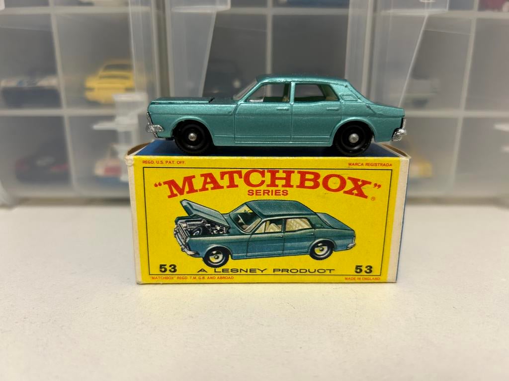 Matchbox Lesney series 53, Ford Zodiac, Ophalen of Verzenden, Zo goed als nieuw, Auto