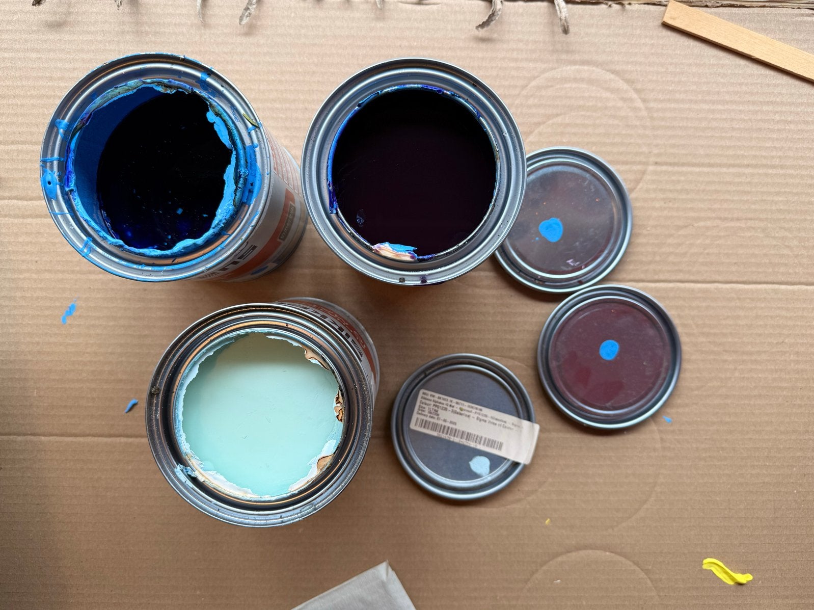 Sikkens Alphatex IQ Mat Muurverf - blauwe verf Kleuren, Doe-het-zelf en Verbouw, Verf, Beits en Lak, Gebruikt, Blauw, Ophalen of Verzenden