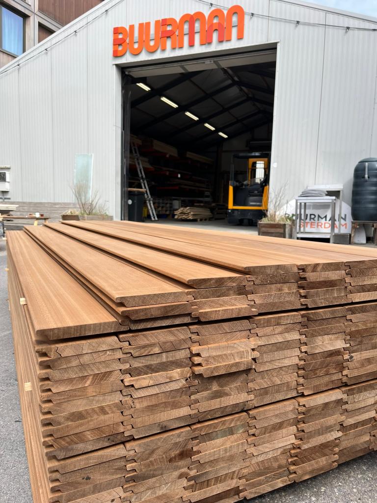 gevelhout planken thermisch verduurzaamd, Ophalen, Minder dan 25 mm, Nieuw, Plank