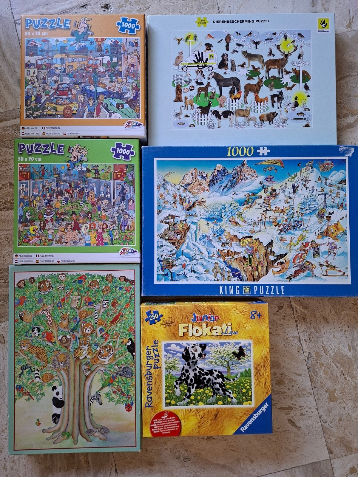 div puzzels, Ophalen of Verzenden, 500 t/m 1500 stukjes, Zo goed als nieuw