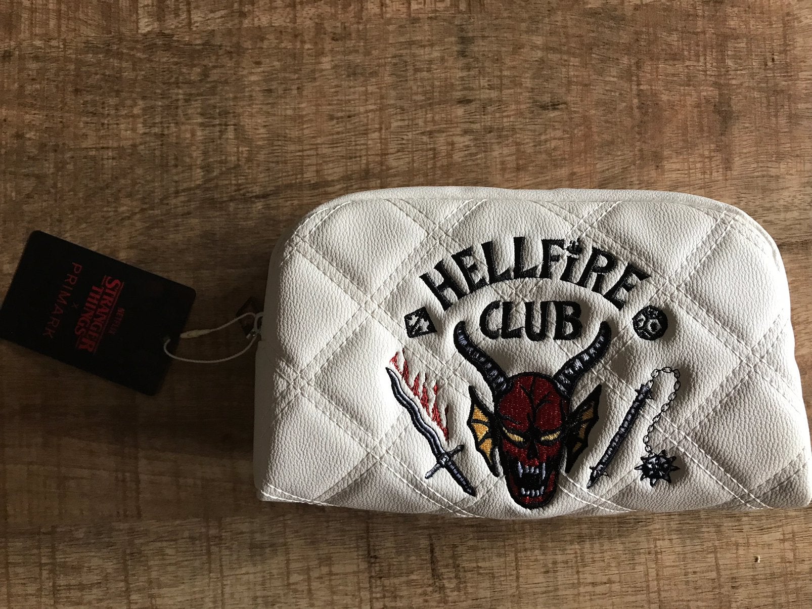 Stranger Things Hellfire Make-Up tasje, Gehele gezicht, Wit, Nieuw, Ophalen of Verzenden