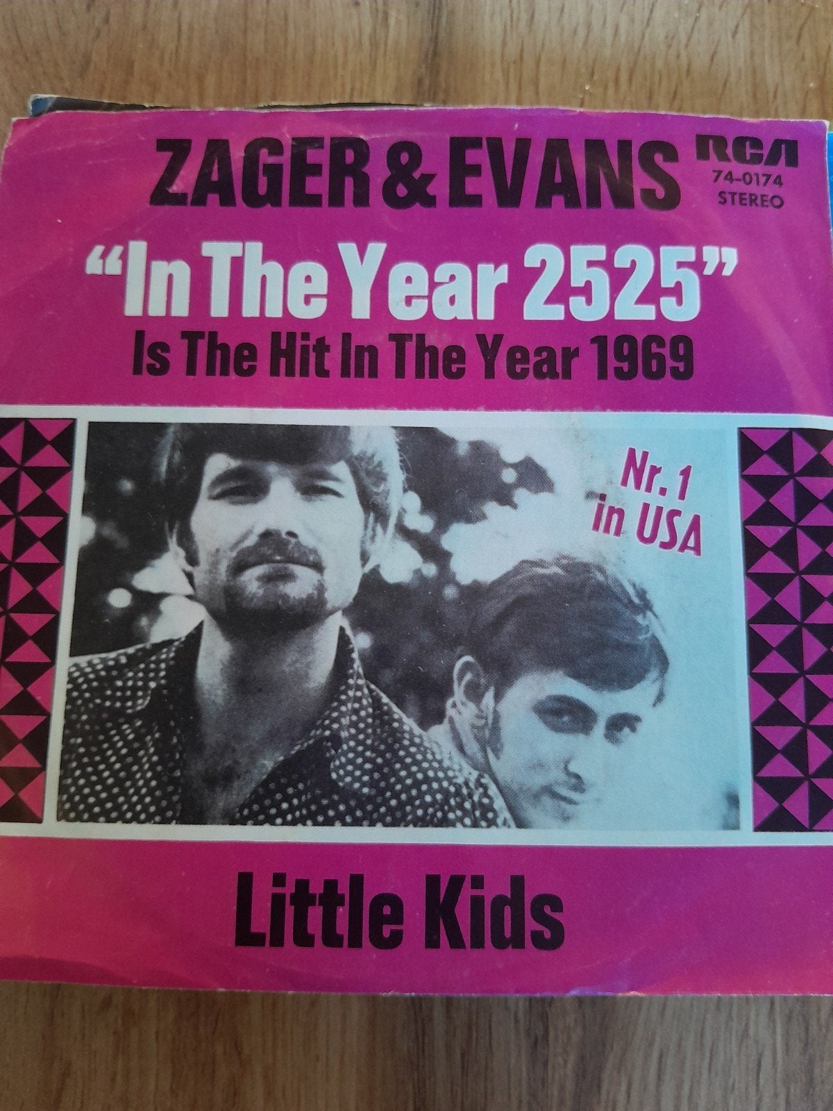 Zager& evans 7inch in the year 2525, Ophalen of Verzenden, Zo goed als nieuw, Pop