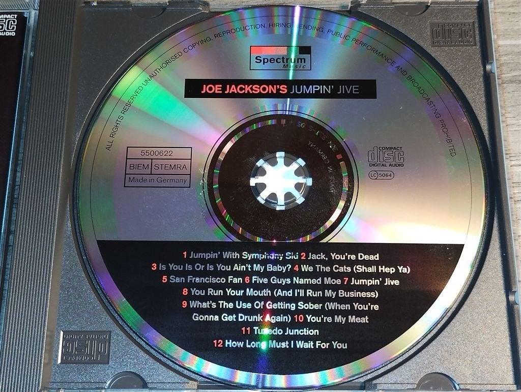 Joe Jackson - Joe Jackson's Jumpin' Jive., Cd's en Dvd's, Ophalen of Verzenden, Zo goed als nieuw, Jazz