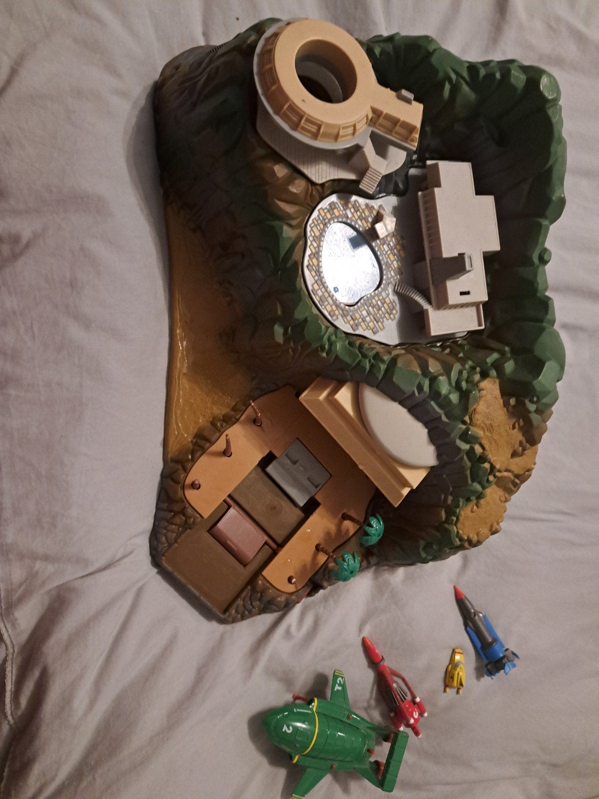 Thunderbirds Tracy Island Speelset met Voertuigen, Ophalen of Verzenden, Gebruikt