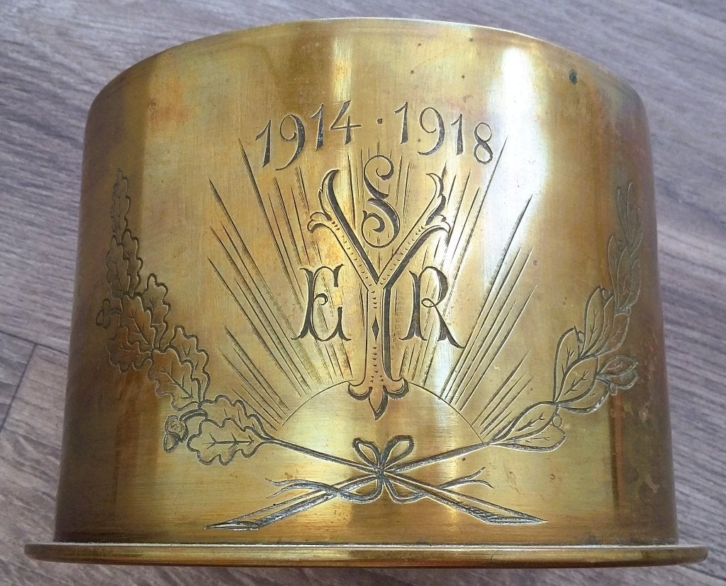 1918 Duitse Polte Huls Kanon Eerste Wereldoorlog Magdeburg, Verzamelen, Nvt., Ophalen of Verzenden, Nvt., Duitsland