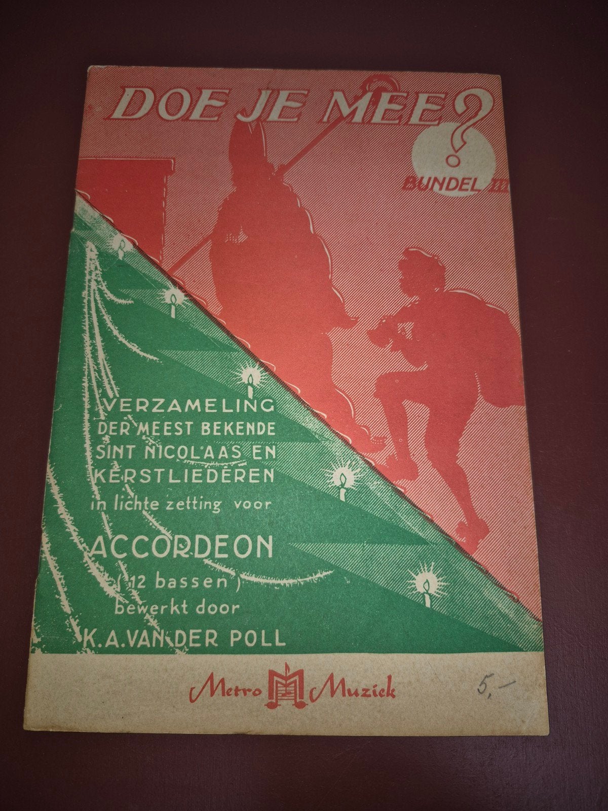 Doe Je Mee?Bundel II - Sinterklaas & Kerstliederen Accordeon, Muziek en Instrumenten, Ophalen of Verzenden, Accordeon