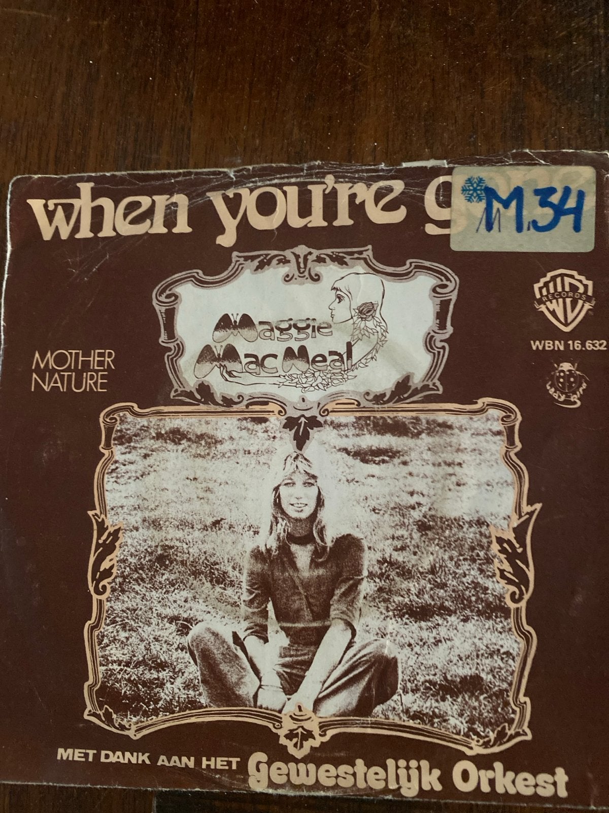 Maggie MacNeal - When You're Gone / Mother Nature (Vinyl Sin, Gebruikt, 7 inch, Ophalen of Verzenden, EP