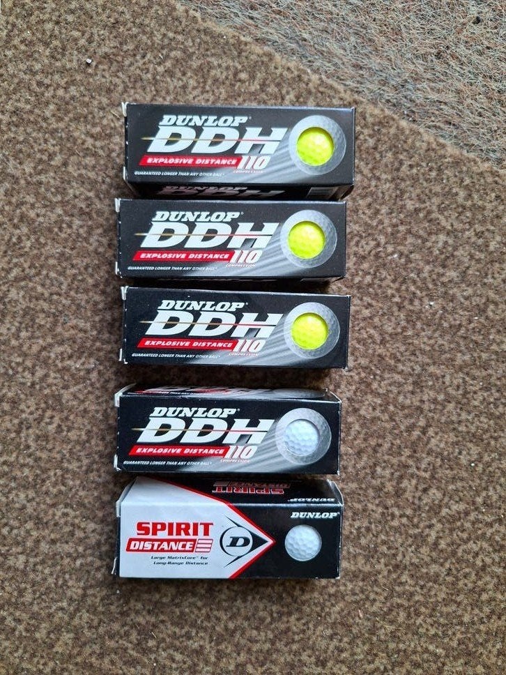 15 nieuwe DUNLOP golfballen., Sport en Fitness, Golf, Ophalen, Nieuw, Bal(len)