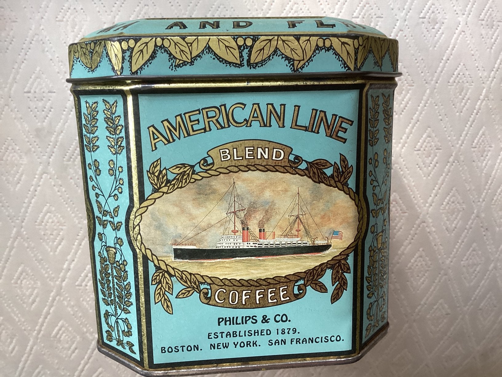 American Line // blik hoog 11 cm, Ophalen of Verzenden, Zo goed als nieuw