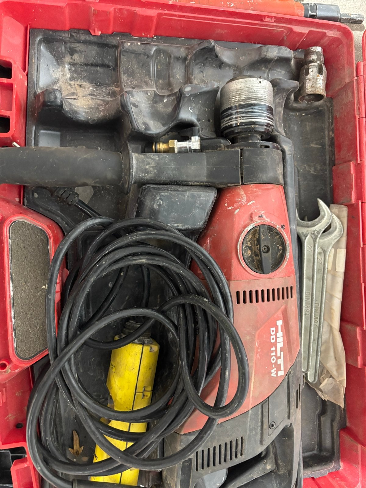 Hilti DD 110-W, Variabele snelheid, Ophalen, Boormachine, Gebruikt
