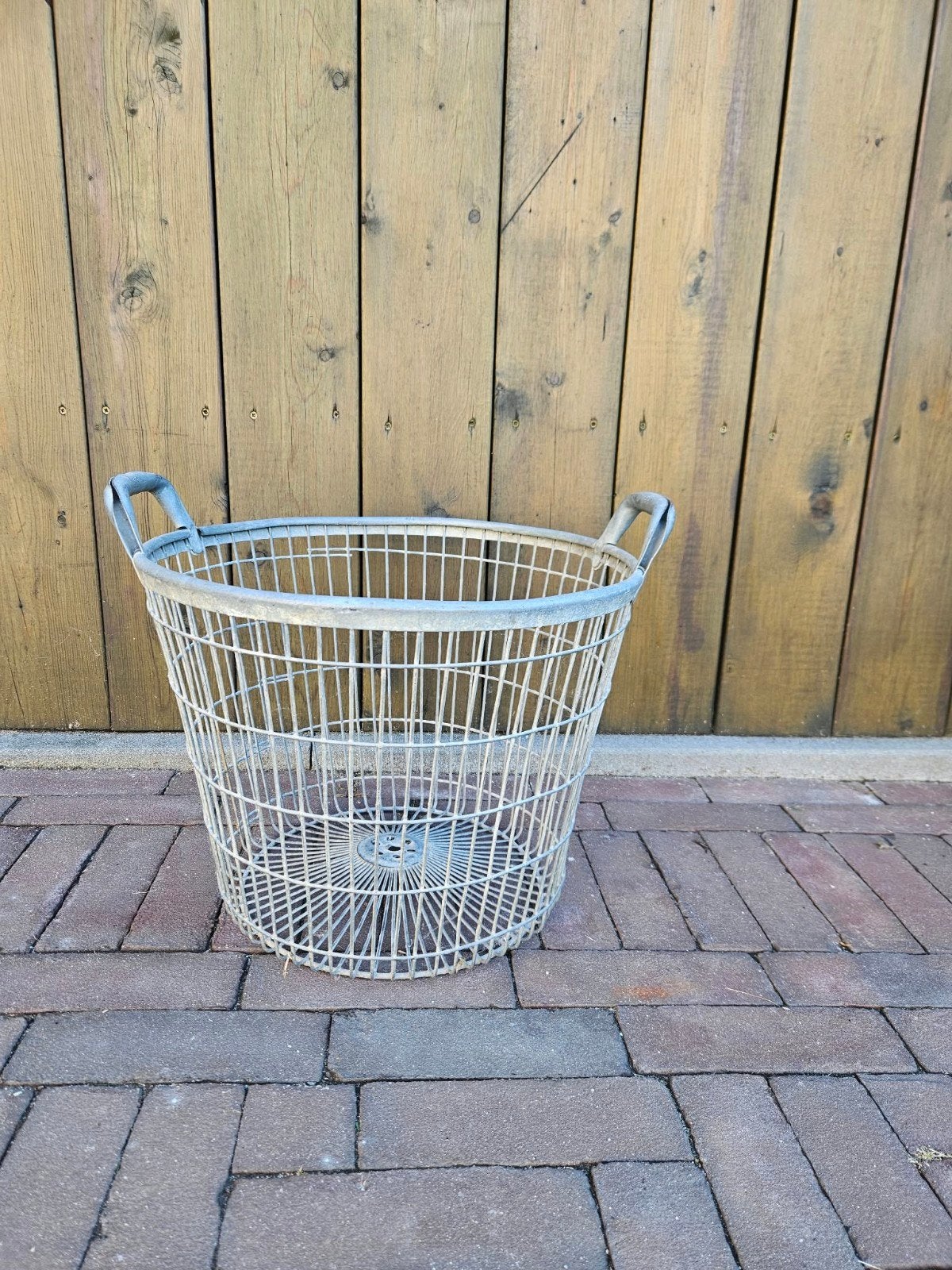 IJzeren aardappelmand., Ophalen, Rond, Overige materialen