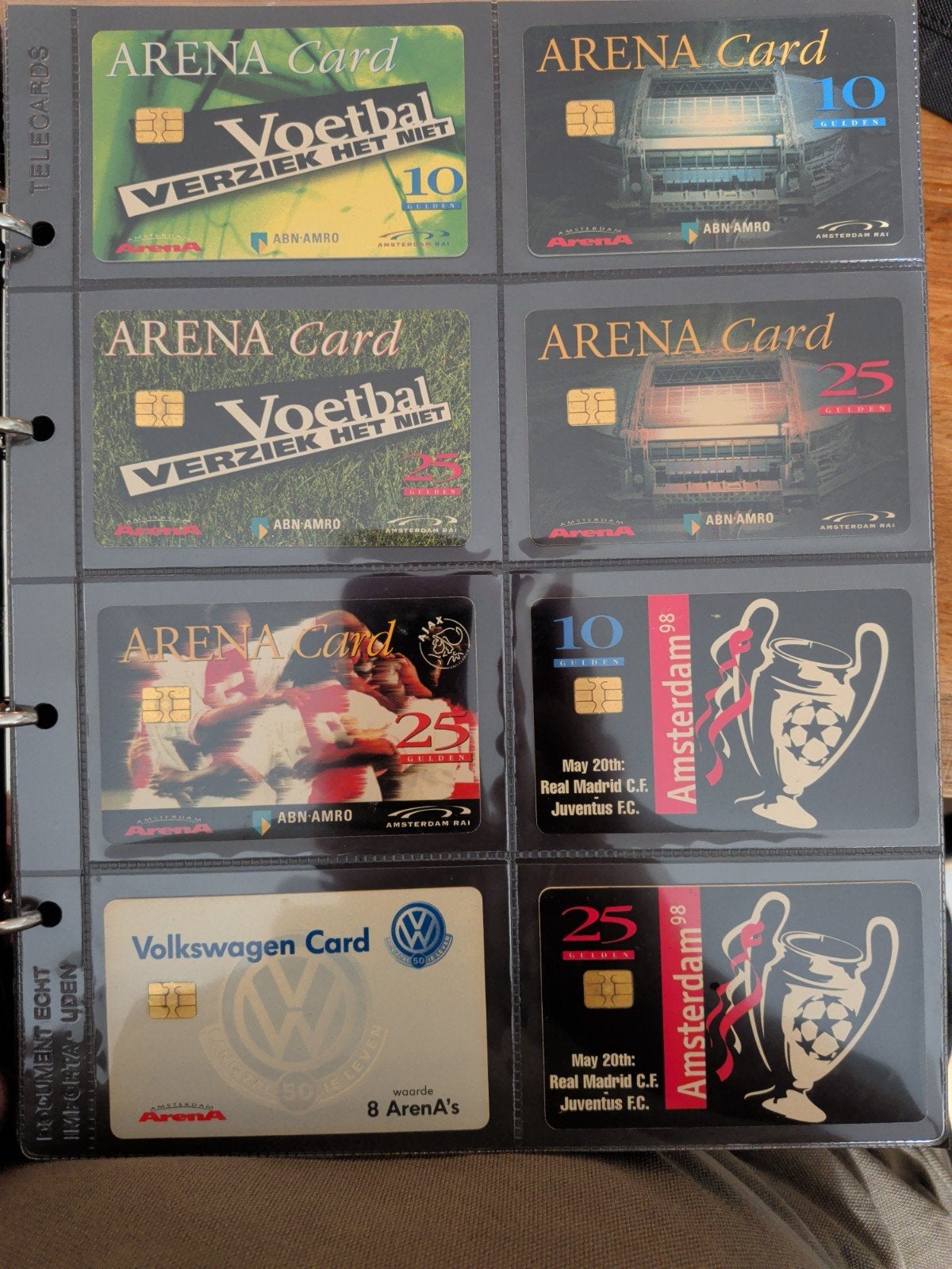 Unieke verzameling ArenA Cards in map, Ophalen of Verzenden