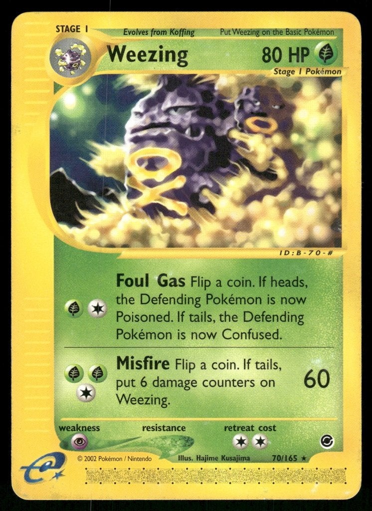Weezing 70/165 - Expedition Base Set (NM), Verzenden, Gebruikt