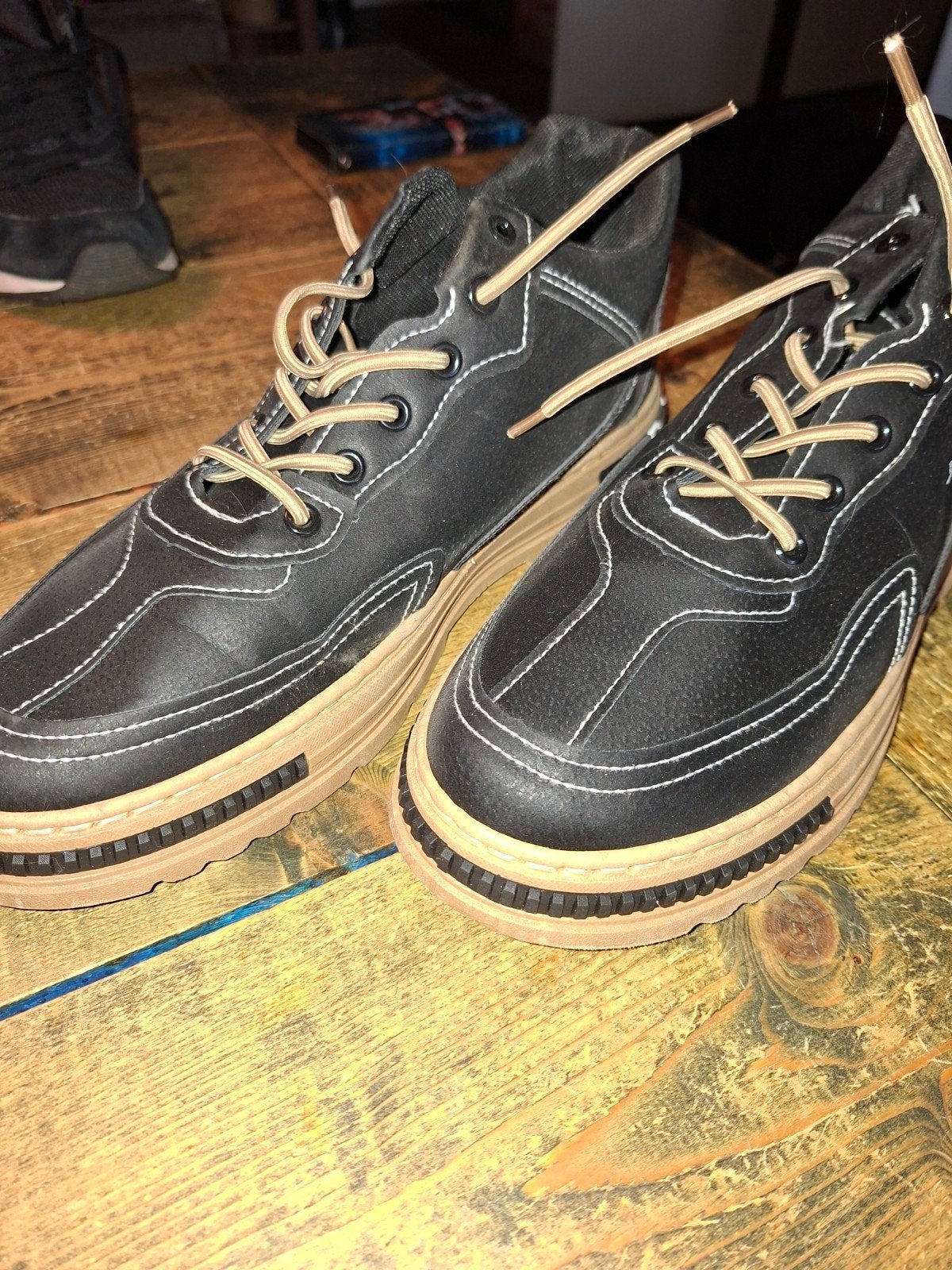 Zwarte herenschoenen maat 45/46 - Zo goed als nieuw, Kleding | Heren, Schoenen, PANL JBCAS CAMPANY, Zwart, Ophalen of Verzenden