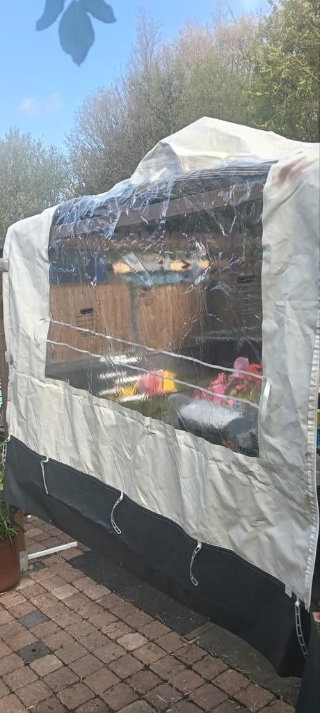 Thule Safariroom zijwanden 250cm uitval (excl. stokken), Caravans en Kamperen, Ophalen of Verzenden, Gebruikt