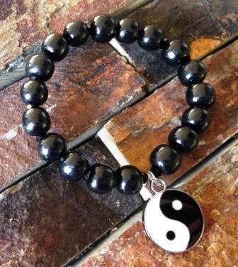 Yin Yang bedel aan armband, Nieuw, Ophalen of Verzenden, Met bedels of kralen, Zilver
