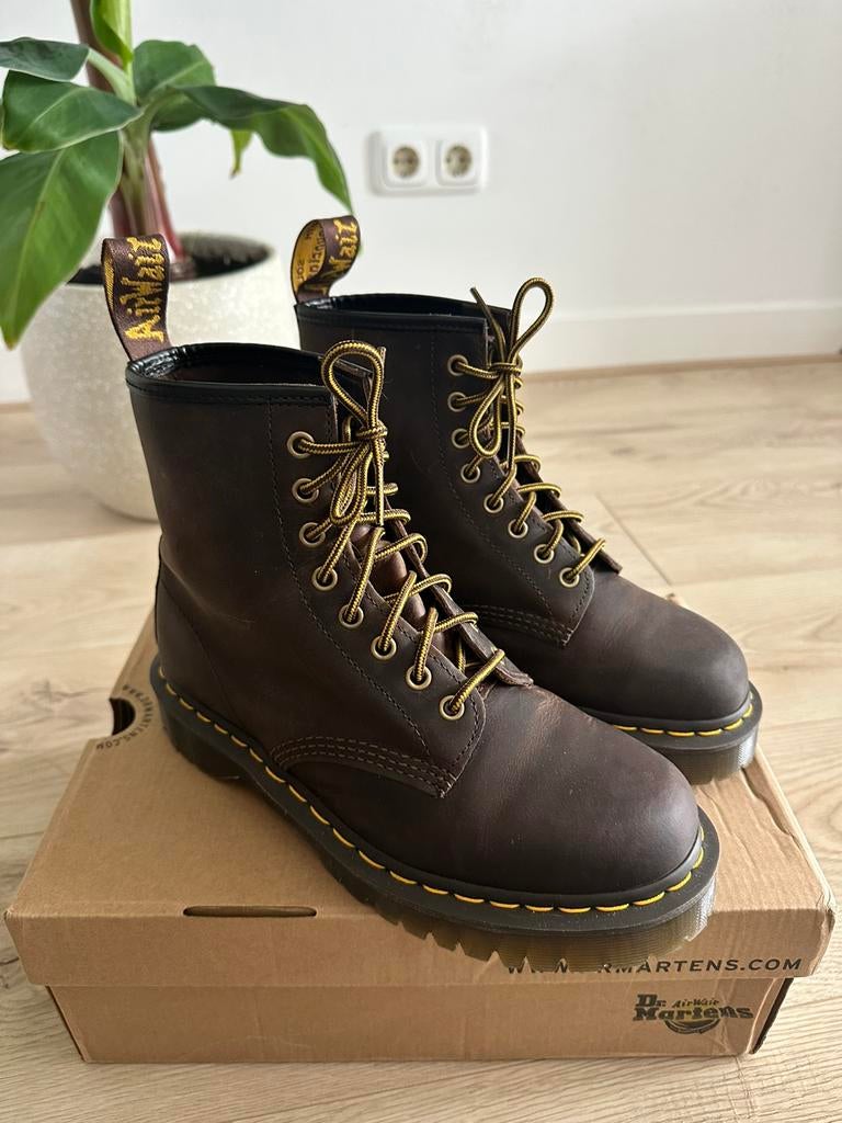 Dr Martens Bex Crazy Horse maat 41 (valt als 40), Ophalen of Verzenden, Zo goed als nieuw, Bruin