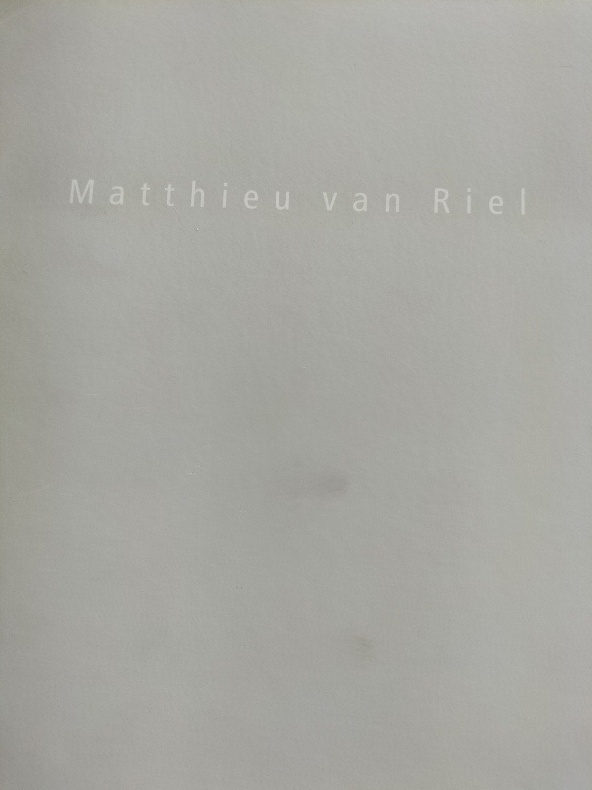 Boek Matthieu van Riel                              *, Ophalen of Verzenden, Gelezen, Overige onderwerpen