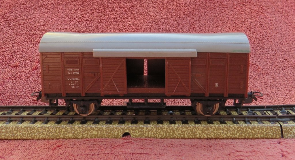NSB gesloten goederenwagen, Overige merken, Gelijkstroom, Wagon, Ophalen of Verzenden