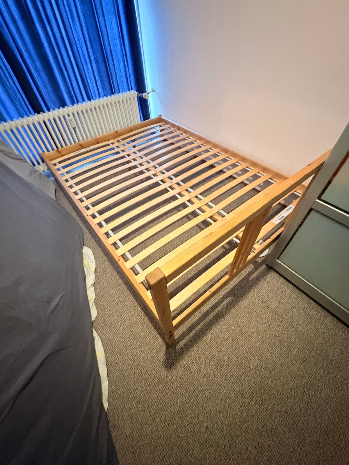 IKEA bed 140x200 met lattenbodem, Ophalen, Gebruikt, Overige kleuren, Tweepersoons