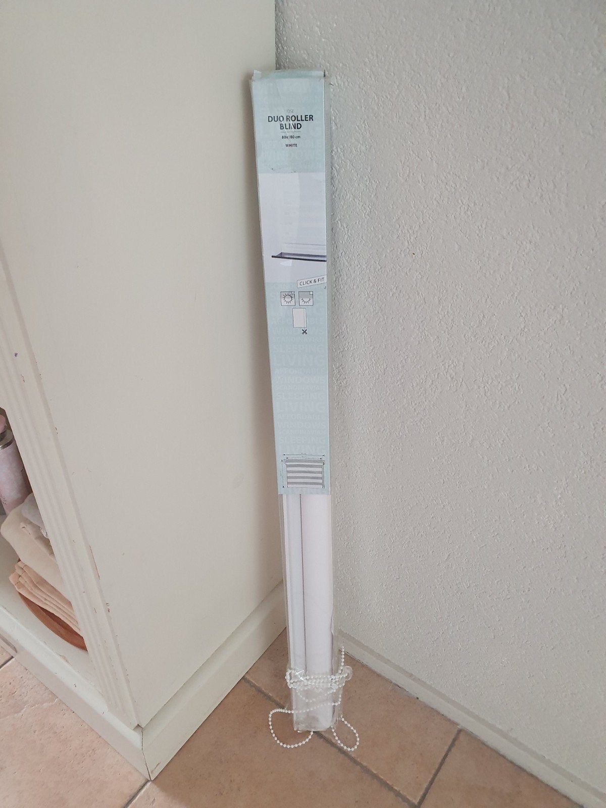 Nieuw Duo Rolgordijn JYSK 80x180 cm Wit, Overige merken, Duo rolgordijn, Wit, Nieuw