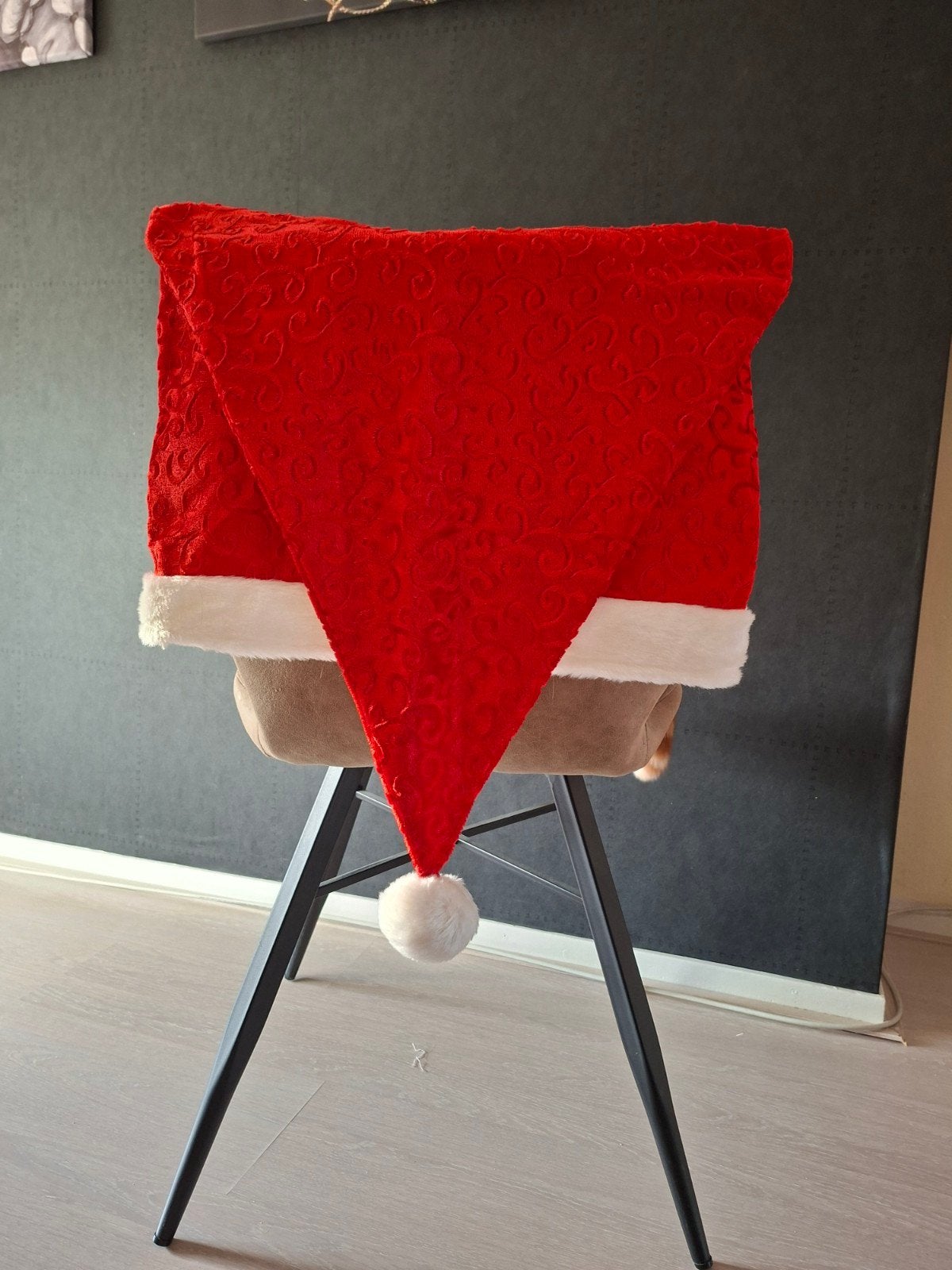 stoelhoezen kerst / kerstmuts 6 stuks *NIEUW *, Diversen, Verzenden, Nieuw