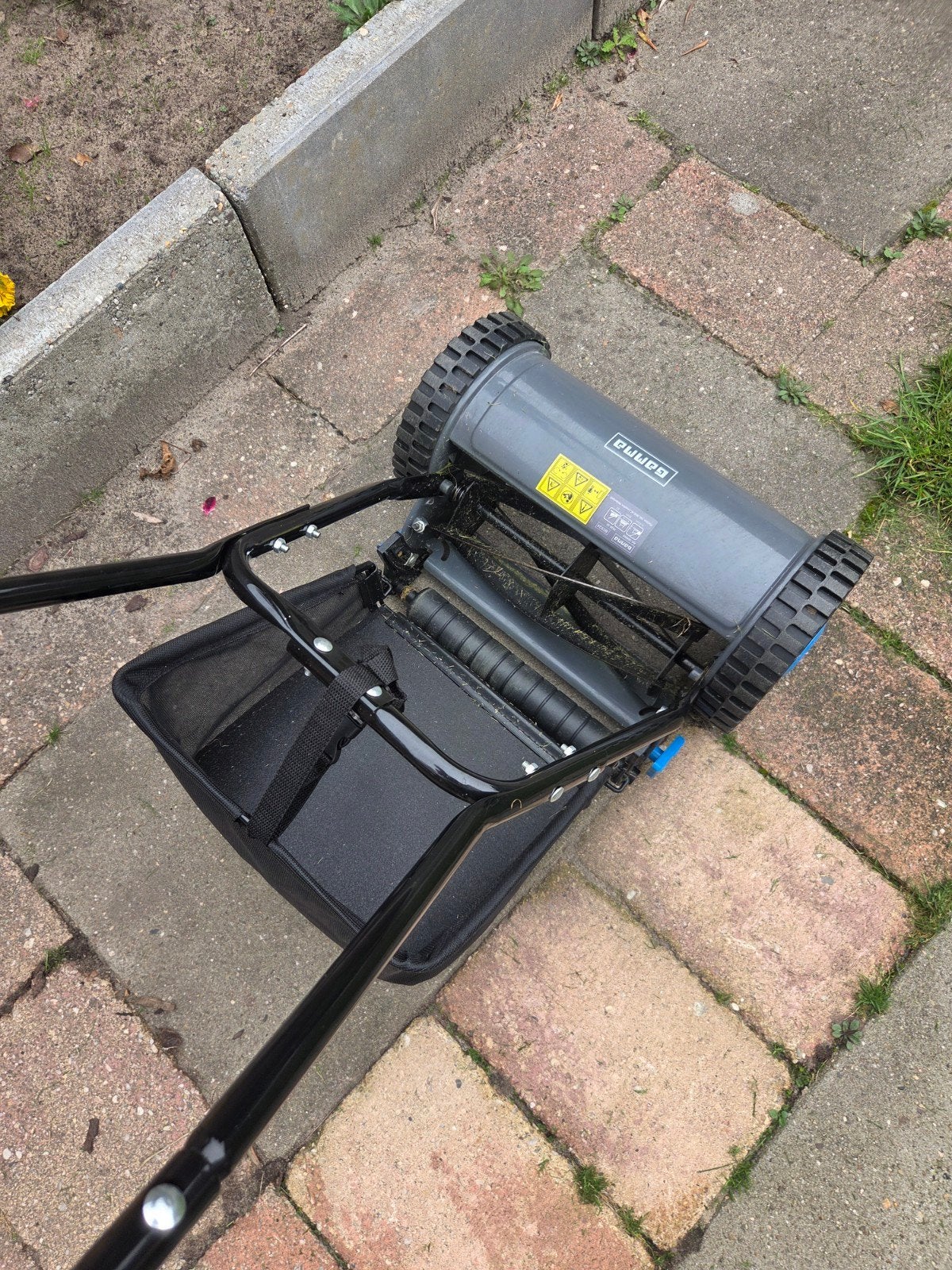GAMMA Handgrasmaaier met opvangzak, Gebruikt, Handgrasmaaier, Opvangzak, 30 t/m 39 cm